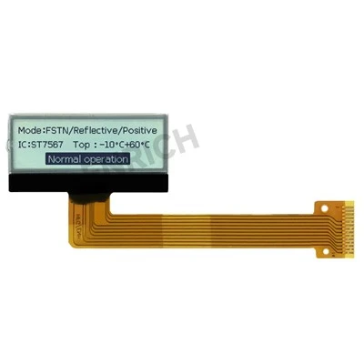 132x32 1.3 İnç Grafik Tek Renkli LCD Ekran