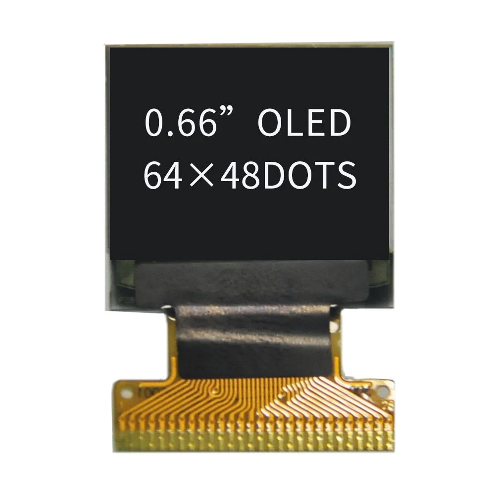 0. 66  İnç OLED Ekran Grafiği Tek Renkli Mikro OLED Ekran Modülü